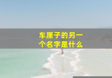 车厘子的另一个名字是什么