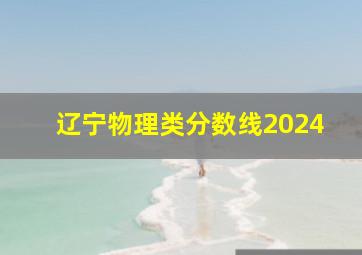 辽宁物理类分数线2024