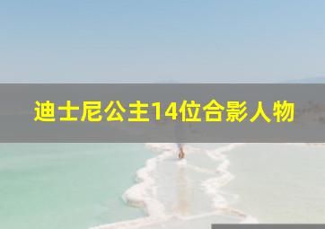 迪士尼公主14位合影人物