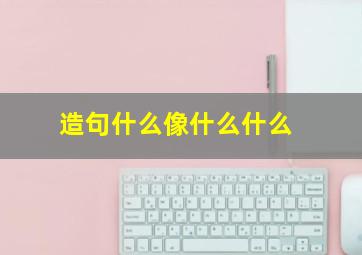 造句什么像什么什么