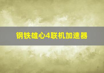 钢铁雄心4联机加速器