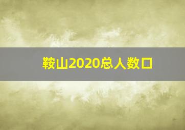 鞍山2020总人数口