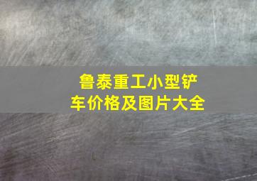 鲁泰重工小型铲车价格及图片大全