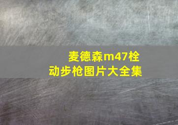 麦德森m47栓动步枪图片大全集